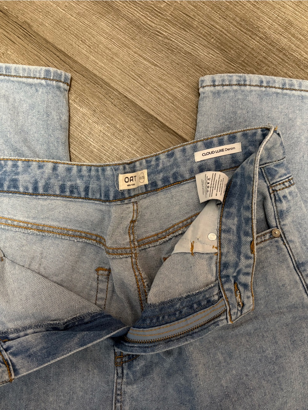 Cloud luxe oat denim